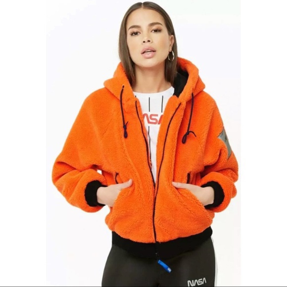 ISO F21 Orange Furry NASA Jacket